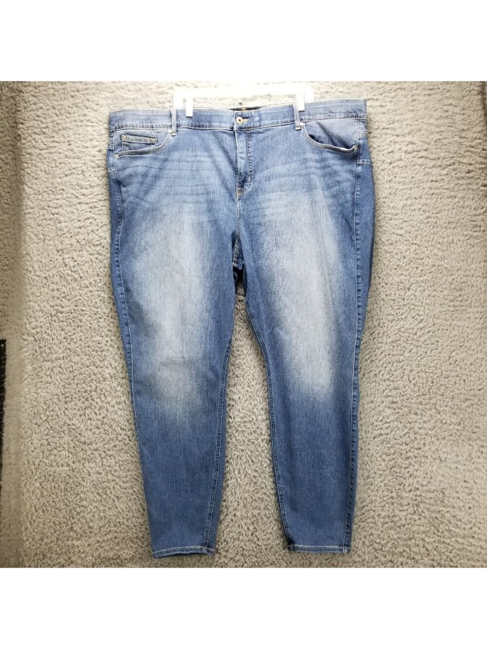 Torrid Jeans Womens Plus 30 Plus Extra Tall Blue Bombshell Skinny Stretch Denim